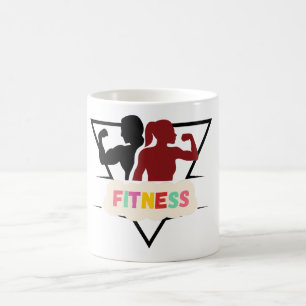 Mug conception motivationnelle pour salle de sport pou