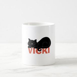 Mug Conception nommée avec l'élément de chat