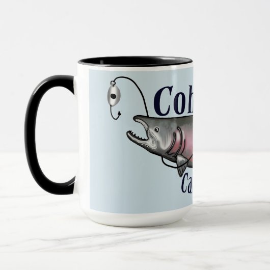 Mug Conception originale de saumon de Coho (Gauche)