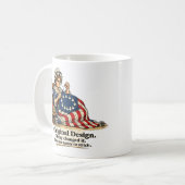 Mug Conception originale du drapeau Betsy Ross (Devant gauche)