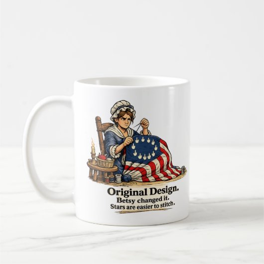 Mug Conception originale du drapeau Betsy Ross (Gauche)