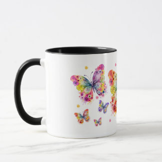 Mug Conception Papillon Coloré