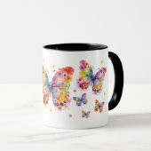Mug Conception Papillon Coloré (Devant droit)