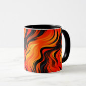 Mug Conception par bandes d'art (Devant droit)