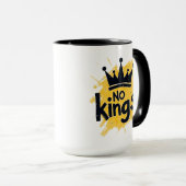 Mug Conception Pas de rois - Le pouvoir au peuple (Devant droit)