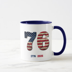 Mug Conception patriotique pour le 250e anniversaire d