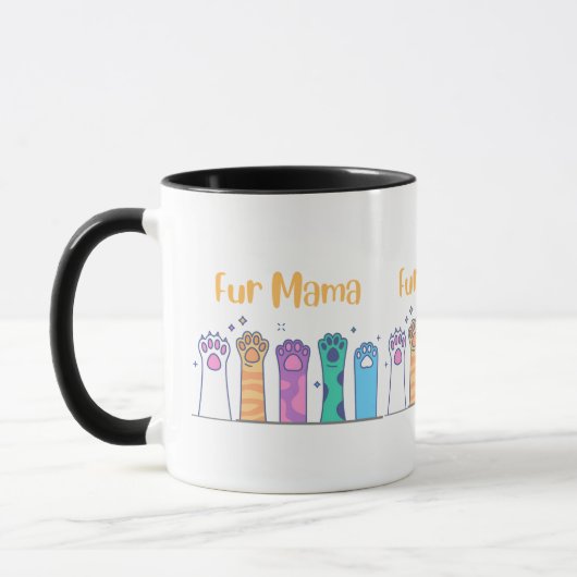 Mug Conception Paw Cute Fur Mama (Gauche)
