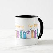 Mug Conception Paw Cute Fur Mama (Devant droit)