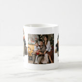 Mug Conception personnalisée de famille de manchots d' (Centre)