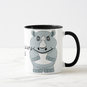 Mug Conception personnalisée de rhinocéros