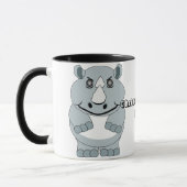 Mug Conception personnalisée de rhinocéros (Gauche)