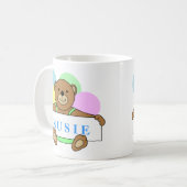 Mug Conception personnalisée d'ours de nounours (Devant gauche)