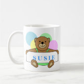 Mug Conception personnalisée d'ours de nounours (Gauche)