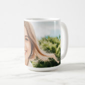 Mug Conception personnalisée du texte photo (Devant droit)