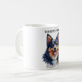 Mug Conception personnalisée simple et moderne du nom (Devant gauche)