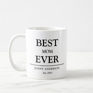 Mug Conception personnalisée simple Meilleure maman ja