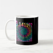 Mug Conception Pi Pour Teacher Tie Dye 3.14 Chiffres P (Gauche)
