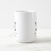 Mug Conception Plus Message personnalisé (Centre)