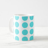 Mug Conception Pois Aqua (Devant gauche)