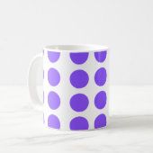 Mug Conception Pois violette (Devant gauche)