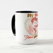 Mug Conception pour la fête des pères | conception de (Devant gauche)