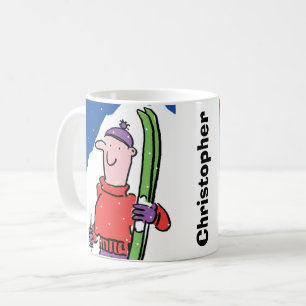 Mug Conception pour le skieur à personnaliser
