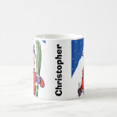 Mug Conception pour le skieur à personnaliser (Centre)
