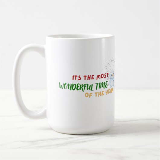 Mug conception pour le temps de Noël (Gauche)
