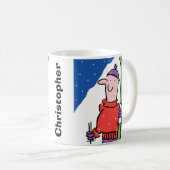 Mug Conception pour les passionnés de ski à personnali (Devant droit)