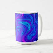 Mug Conception psychédélique violette tonique (Devant droit)