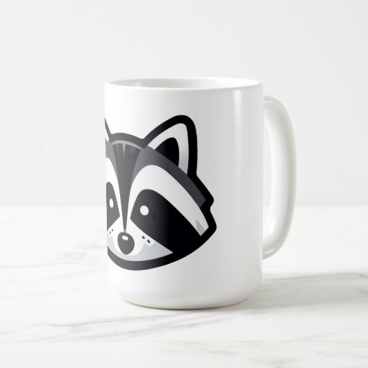 Mug Conception Raccoon simple (Devant droit)