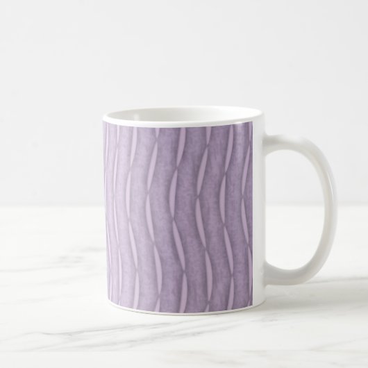Mug Conception rayée moderne verticale lavande (Droite)