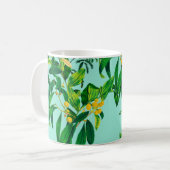 Mug Conception répétée transparente faite avec des feu (Devant gauche)