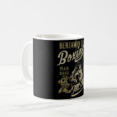 Mug Conception rétro de gym de Benjamin pour le nom (Devant gauche)