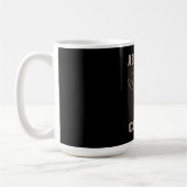 Mug Conception rétro drôle de chèvre hurlante de chaos (Gauche)