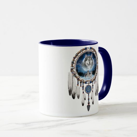 Mug Conception rêveuse de receveur (Devant droit)