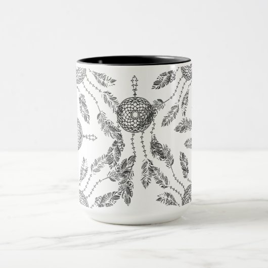 Mug Conception rêveuse de receveur (Centre)