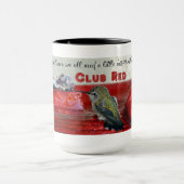 Mug Conception rouge #111 de boue de club (Centre)