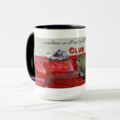 Mug Conception rouge #111 de boue de club (Devant gauche)