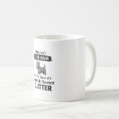 Mug Conception Scottish Terrier Pailleté Amateur de Ch (Devant droit)
