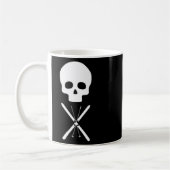 Mug Conception Simple Crâne Clic Look Pour Ski De Fond (Gauche)