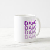 Mug Conception simple de danse (Devant droit)