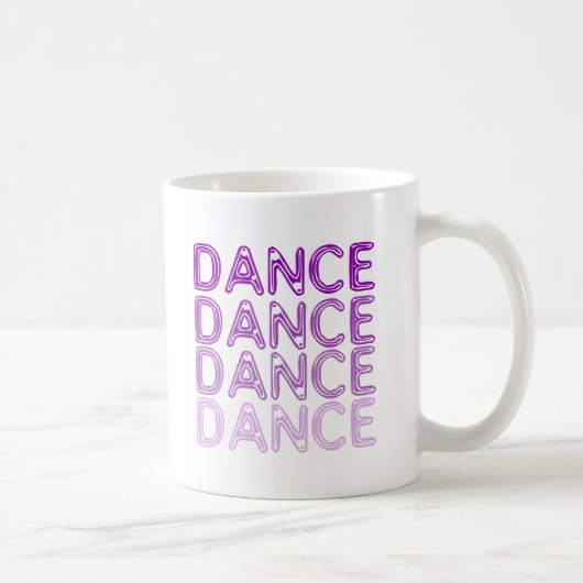 Mug Conception simple de danse (Droite)