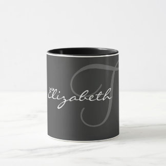 Mug Conception simple de monogramme