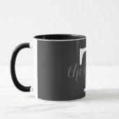 Mug Conception simple de monogramme (Gauche)