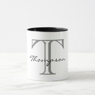 Mug Conception simple de monogramme