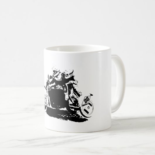 Mug Conception simple de Sidecarcross (Devant droit)