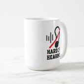 Mug Conception Simple pour Malentendants (Devant droit)