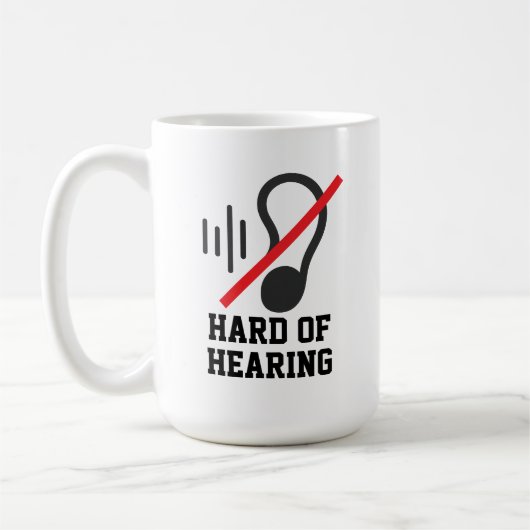 Mug Conception Simple pour Malentendants (Gauche)