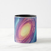 Mug Conception spatiale de la boue de café cosmique (Centre)